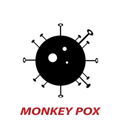 Monkey pox spreding virus.vector .eps10