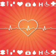 Abstract medical and science background.vector.eps10