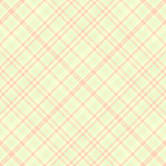 Tartan plaid pattern with texture and summer color. Vector illustration.