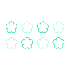 Fototapeta premium horizontal art shape pattern