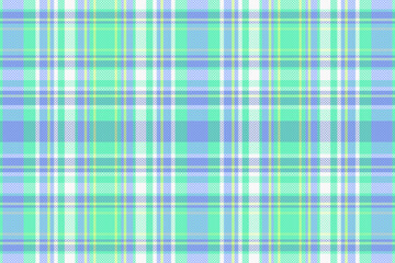 Tartan plaid pattern with texture and summer color. Vector illustration.
