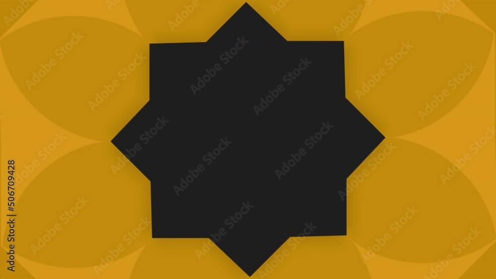 Poster animation with floral pattern. motion. colored floral pattern repeats. simple floral pattern flashes