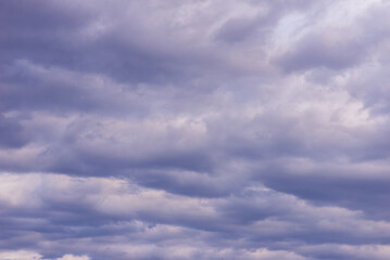 Sky and clouds as a background.