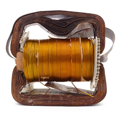 Coil of copper wire.