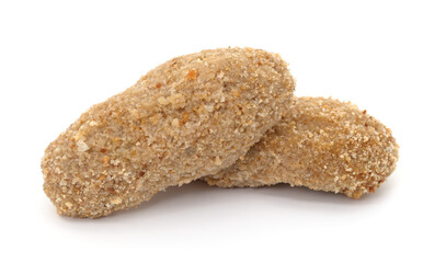 Two fried cutlets.