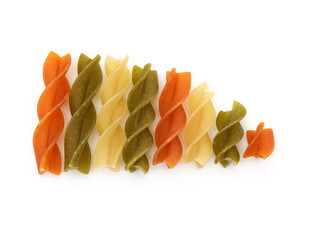 Bunch of different pasta.