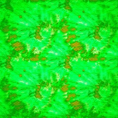 Spiral Art. Green Tie Dye Party. Mint Spiral