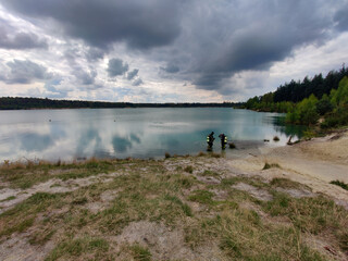 lake and clouds