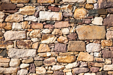 Old Stone Brick Wall