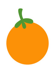 Orange fruit icon. Vector illustration