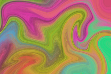 Abstract psychedelic liquid marble texture swirl background