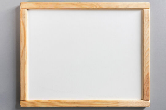Whiteboard with wooden frame. Space for text, notes and reminders