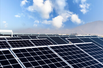 solar panel on the roof 