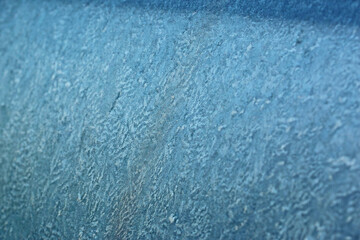 Frost on a car windscreen