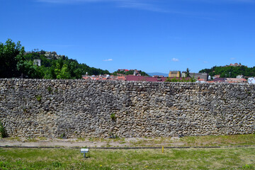 Medieval city wall from Eastern Europe - 506722277