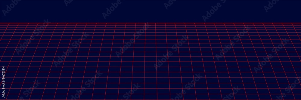 Poster perspective vector mesh. abstract wireframe landscape. detailed lines on the background. 3d vector i