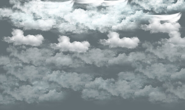 Clouds grey sky color