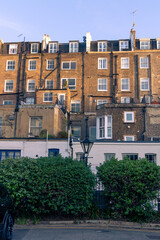 Typical residential apartment buildings in South Kensington, London