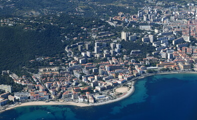 Fototapeta premium corse occidentale ...vue aérienne