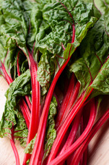 red and green vegetables