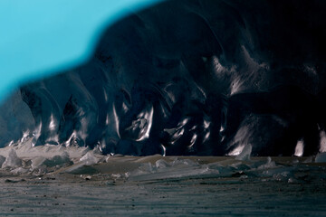 Svalbard. Snow in late spring. Midnight sun. Snowmobiles and Boats. Sun and clouds. Glaciers. North Pole. Ice and Iceberg. Ice caves. Reindeers. Norway.