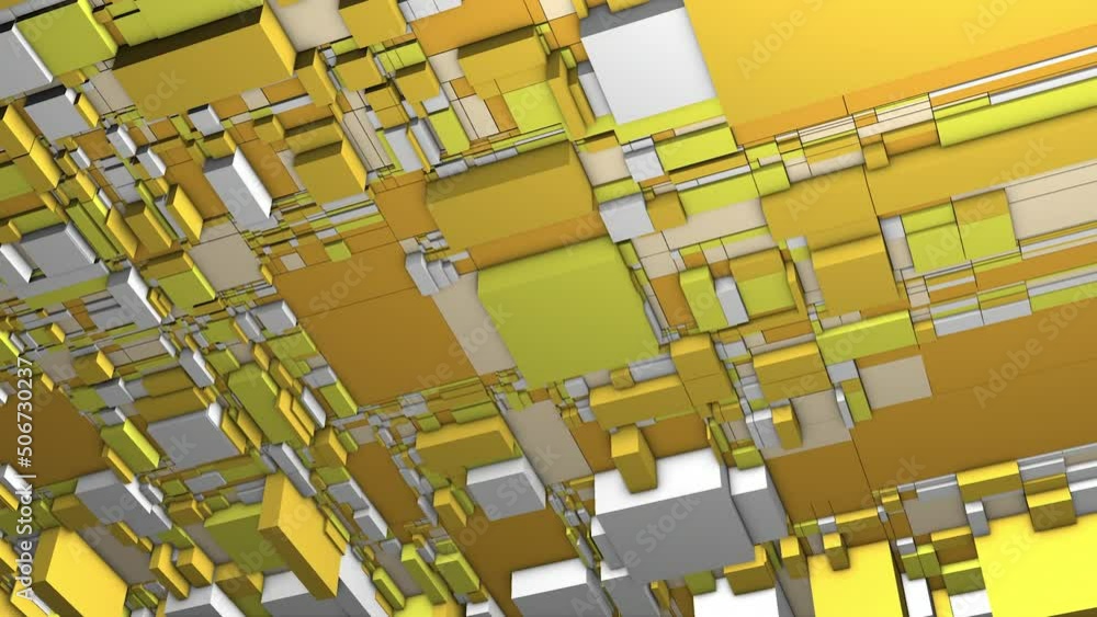 Poster background with many different squares. motion. 3d surface with lots of squares and cubes. backgroun