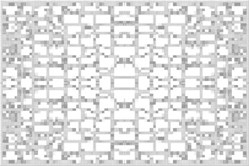 Fototapeta premium Abstract background. Monochrome texture. Black and white lines on white background.