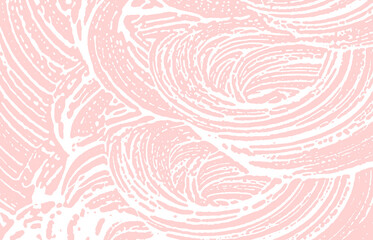 Fototapeta na wymiar Grunge texture. Distress pink rough trace. Flawles
