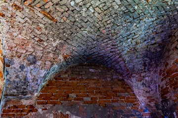 Technology of building a ceiling of brick in ancient houses