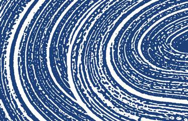 Grunge texture. Distress indigo rough trace. Exqui