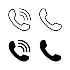 Call icons vector. telephone sign and symbol. phone icon. contact us