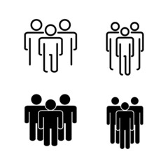people icons vector. person sign and symbol. User Icon vector