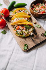 Ribeye street tacos with pineapple pico de gallo