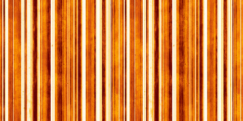 Seamless Vintage 70s retro candy stripes kitchen wallpaper pattern in a nostalgic cozy warm rust red, orange, brown and yellow palette. A grungy 8k background textile texture.