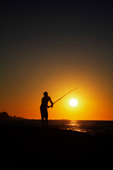 Homem pescando
