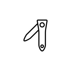 nail cutter icon vector design templates