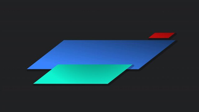 Colorful trendy minimalistic lower third in 4K 60fps. Animated 4K lower third transparent, easy to use.
