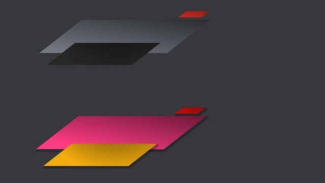Pack of colorful metallic stylish shiny lower third in 4K 60 fps. Pack of Lower third in 4K 60fps.
