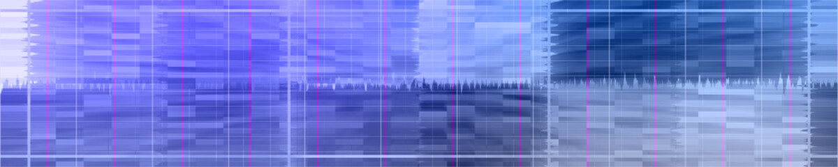 Abstract glitch art background image.