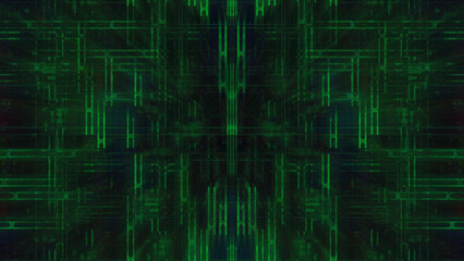 Abstract glitch art grid background image.