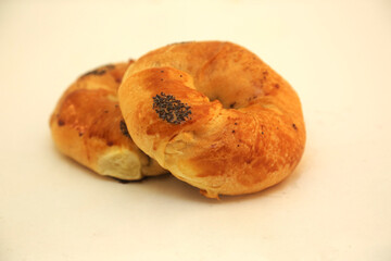 Pastries (Turkish: Acma) in the bakery shop.