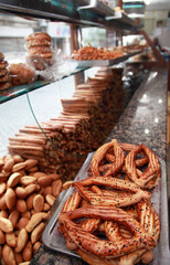 Bakery shop store in Istanbul, Turkey.
