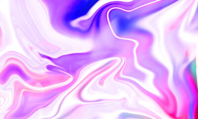 3d rendering Curve Dynamic watercolor texture blend Fluid Liquid Wallpaper. Light Pastel Cold Color Colorful Swirl Gradient Mesh. Bright Pink Vivid Vibrant Smooth Surface.