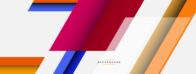 Background. Geometric diagonal square shapes and lines abstract composition. Vector illustration for wallpaper banner background or landing page