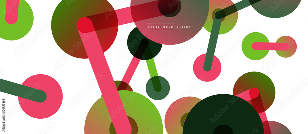 Poster network concept abstract background. dots connection. big data idea. business template for wallpaper