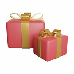 3D Rendering Illustration Gift Box