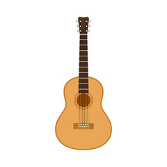 Fototapeta na wymiar Guitar vector. Guitar on white background.