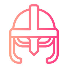 helmet gradient icon