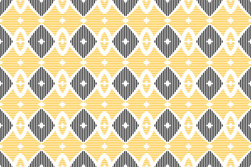 Striped seamless patterns set. Vector collection of colorful geometric background swatches with modern labels. Minimalist texture with lines, stripes. flat yellow and black colors.