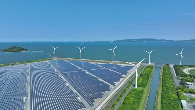 再生可能エネルギー・太陽光発電・風力発電・ドローン